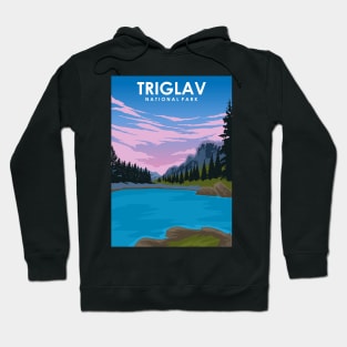 Triglav Solvenia National Park Travel Poster Hoodie